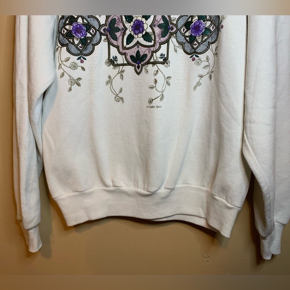 Vintage Gopher Sport Floral Sweatershirt - Picture 5 of 9